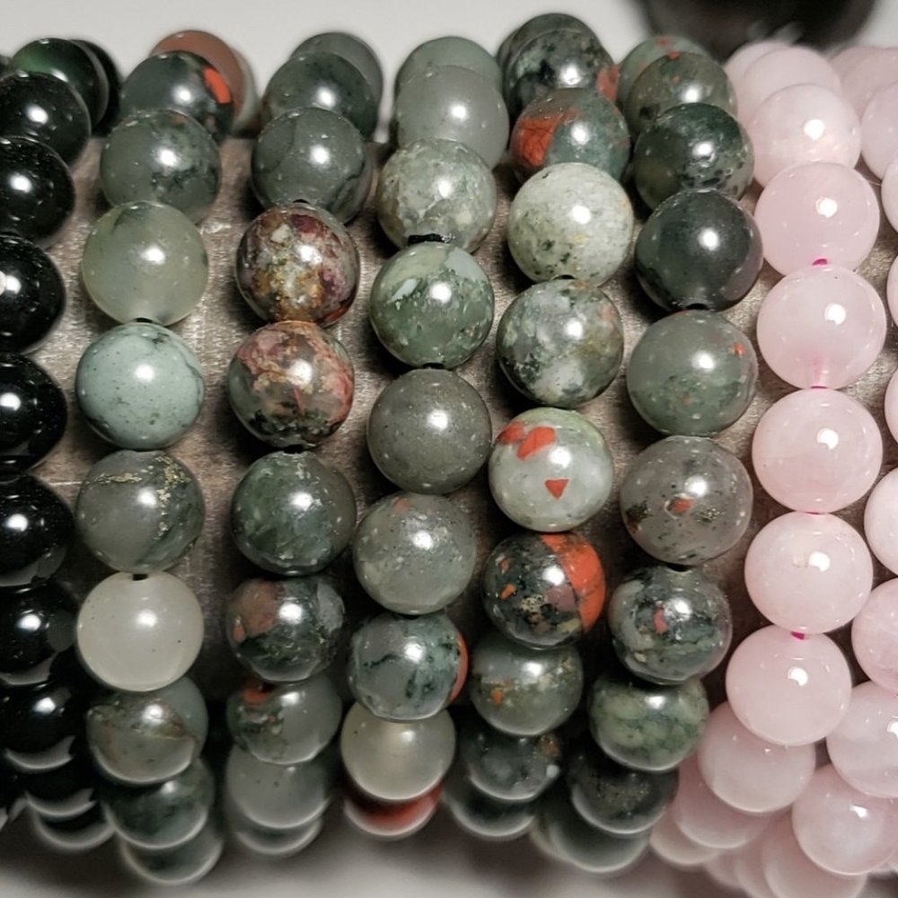 8mm Bloodstone Bracelets